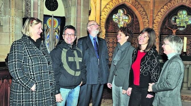 Gemeinsam bringen sie Theater in die Katharinenkirche: das Theater »die Tonne« und die evangelische Kirchengemeinde.