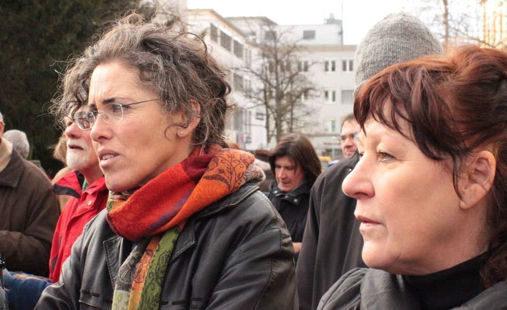 Demo gegen Stuttgart 21 in Reutlingen Februar 2011