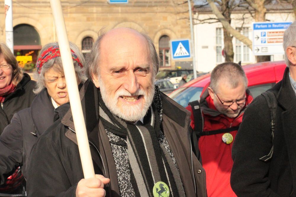 Demo gegen Stuttgart 21 in Reutlingen Februar 2011