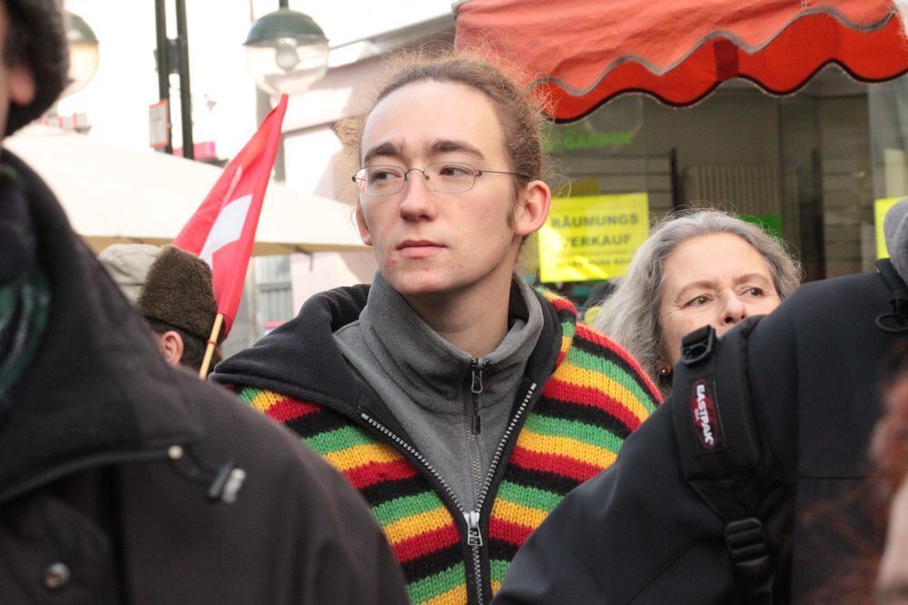 Demo gegen Stuttgart 21 in Reutlingen Februar 2011