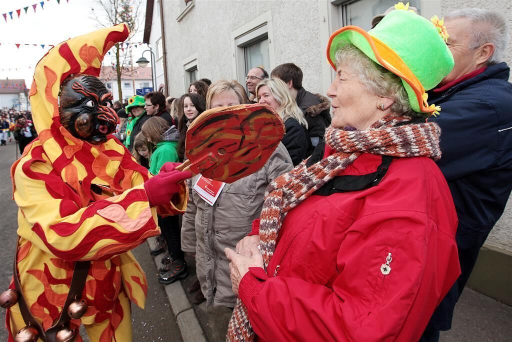 Umzug Ringtreffen Narrenzünfte Steinhilben 13. Februar 2011