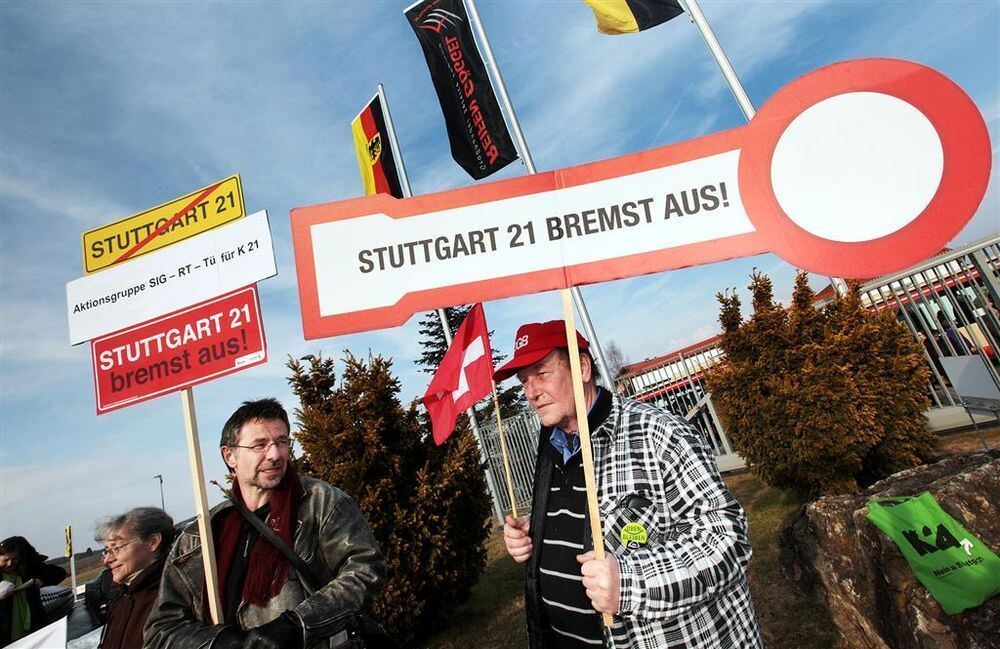 Bundeskanzlerin Angela Merkel in Gammertingen Februar 2011