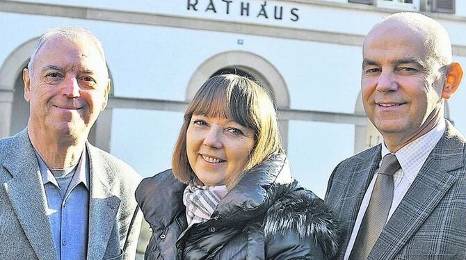 Leben gern in Rommelsbach (von links): Siegfried Thumm, Gabriele Gaiser und Georg Leitenberger. FOTO: TRINKHAUS