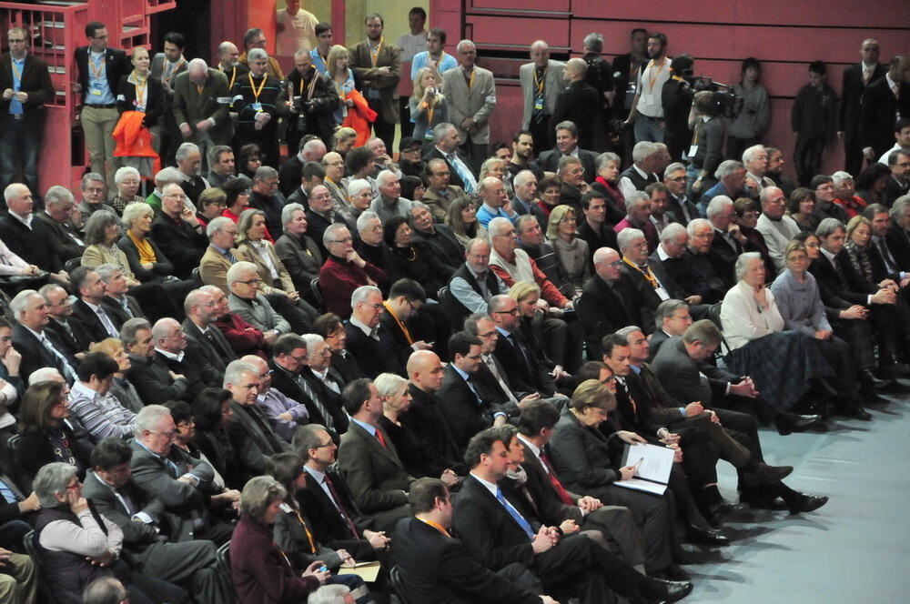 Angela Merkel Tübingen 18. Februar 2011