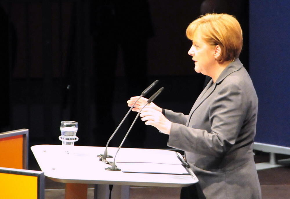 Angela Merkel Tübingen 18. Februar 2011