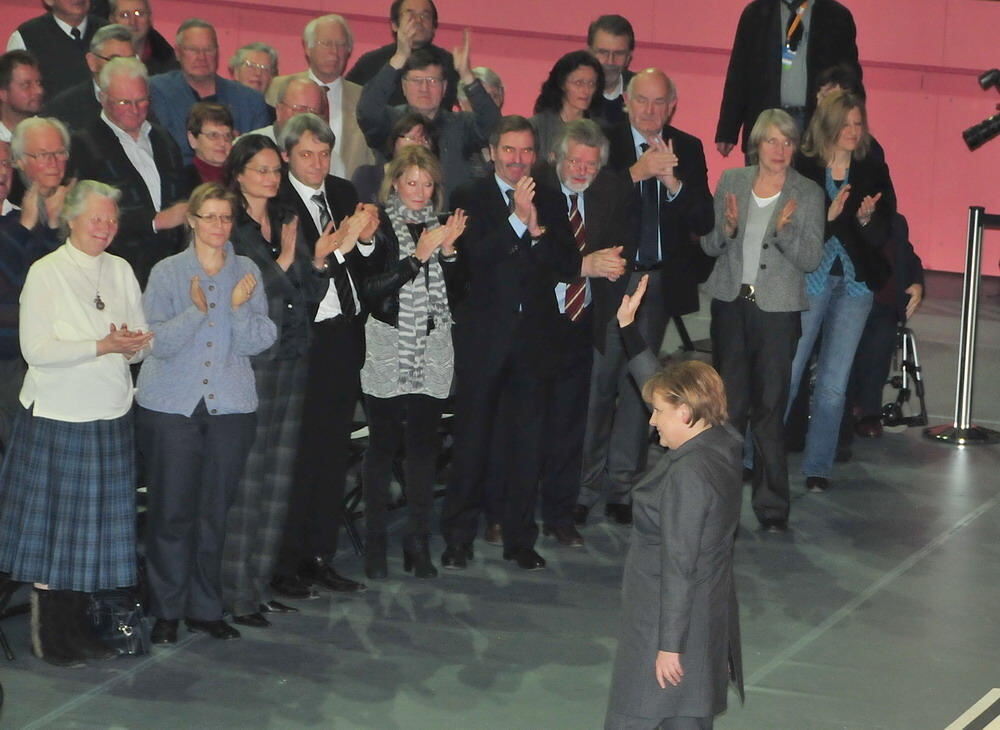 Angela Merkel Tübingen 18. Februar 2011