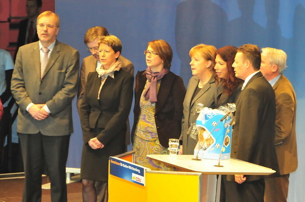 Angela Merkel Tübingen 18. Februar 2011