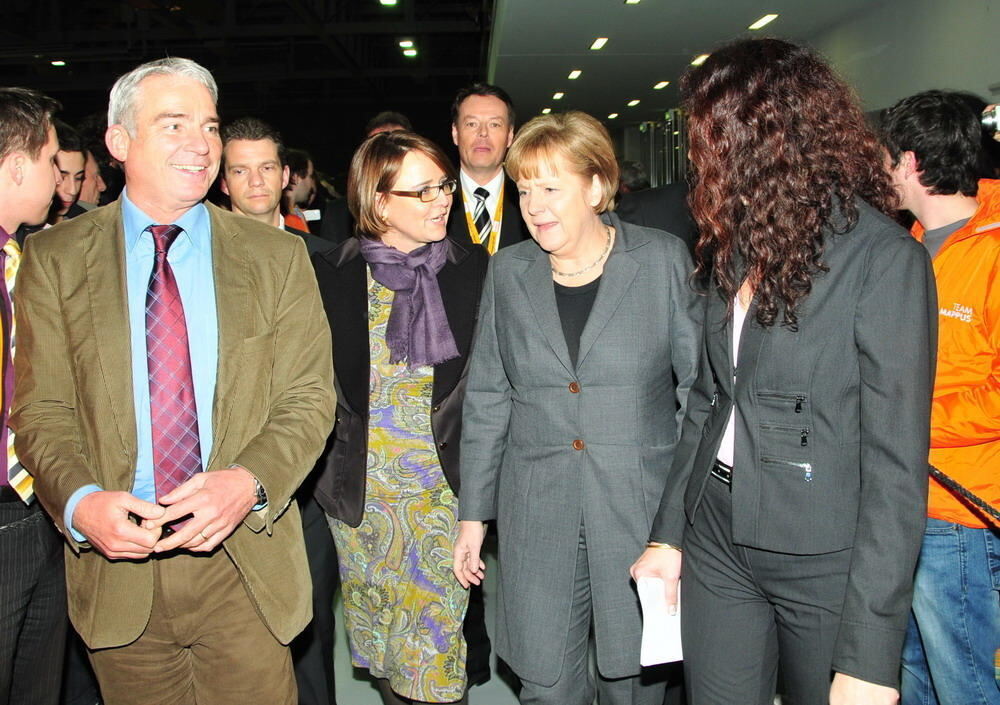 Angela Merkel Tübingen 18. Februar 2011