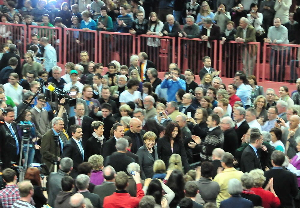 Angela Merkel Tübingen 18. Februar 2011