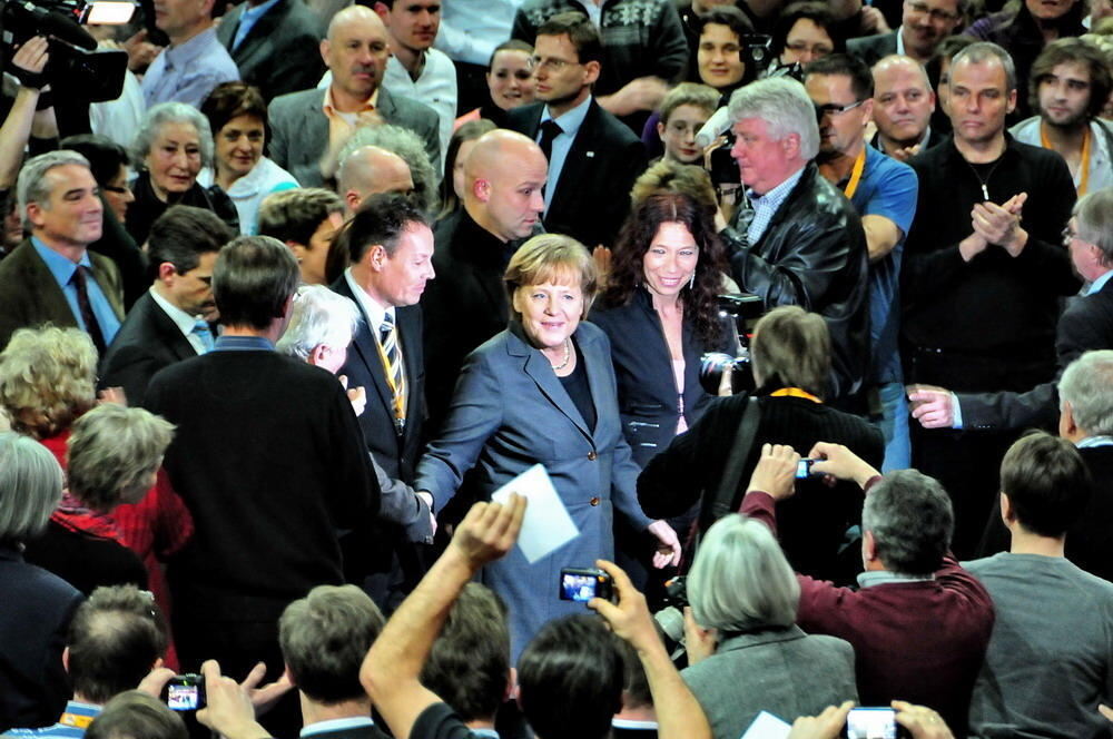 Angela Merkel Tübingen 18. Februar 2011