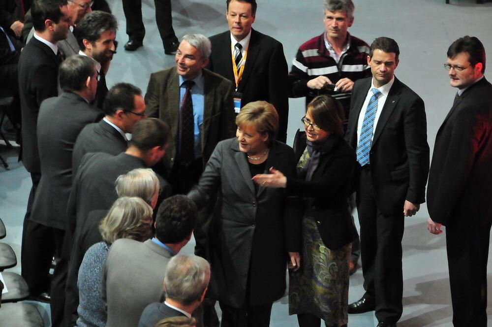 Angela Merkel Tübingen 18. Februar 2011