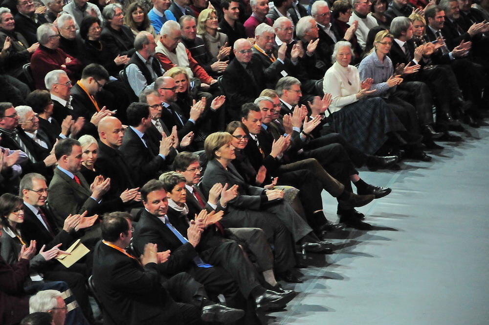 Angela Merkel Tübingen 18. Februar 2011