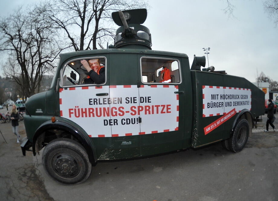 Angela Merkel in Tübingen Februar 2011