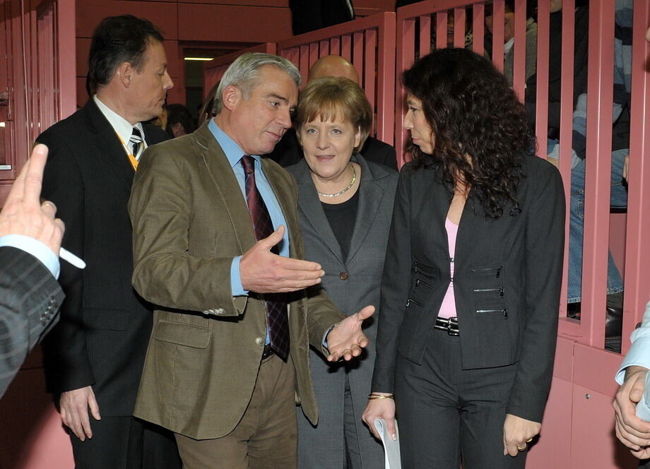 Angela Merkel in Tübingen Februar 2011