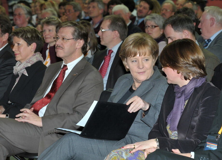 Angela Merkel in Tübingen Februar 2011