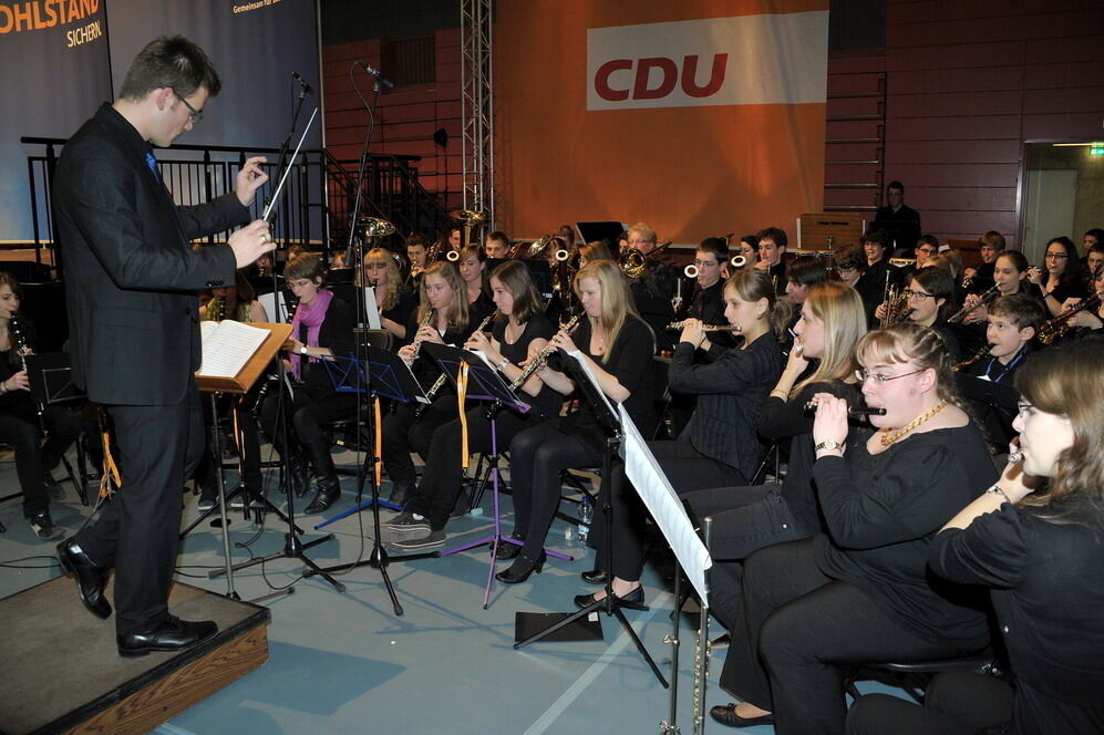 Angela Merkel in Tübingen Februar 2011