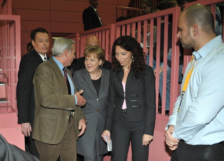 Angela Merkel in Tübingen Februar 2011