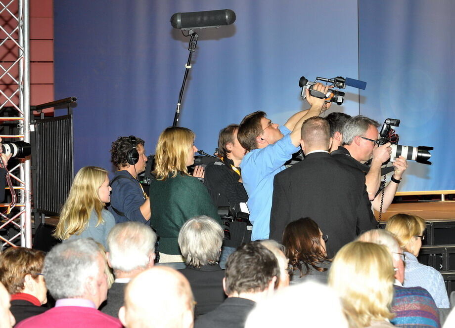 Angela Merkel in Tübingen Februar 2011