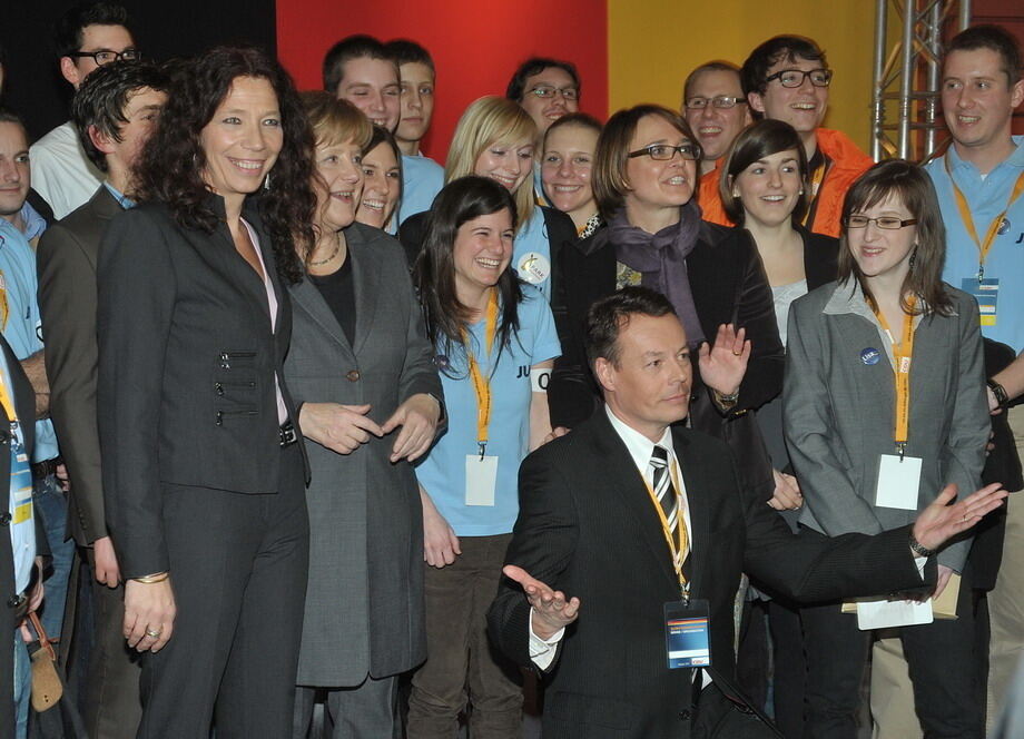 Angela Merkel in Tübingen Februar 2011