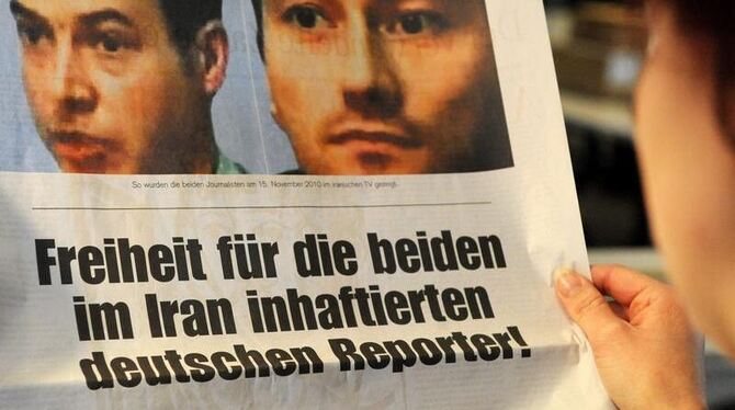 Nach einer Meldung der iranischen Agentur Isna kommen die beiden inhaftierten Reporter frei.