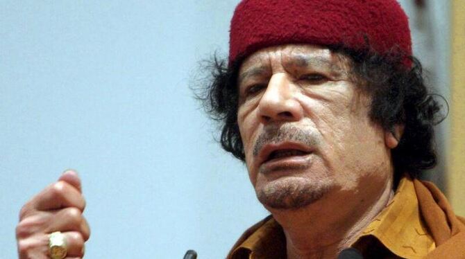 Regiert seit über 40 Jahren allein in Libyen: Staatschef Muammar al-Gaddafi. (Archivbild)