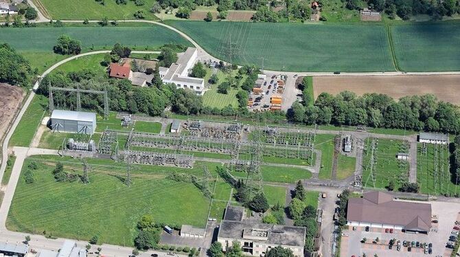 Das bestehende Umspannwerk an der Gutenbergstraße in Metzingen. FOTO: PR