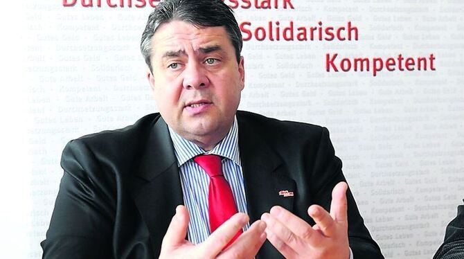 SPD-Chef Sigmar Gabriel im GEA-Interview.