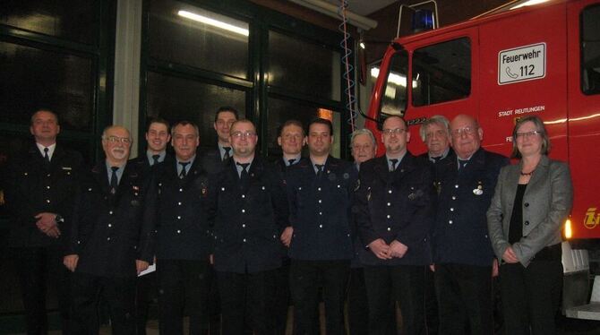 Dreizehn Mal musste die Gönninger Feuerwehr 2010 zu Bränden ausrücken. FOTO: PR