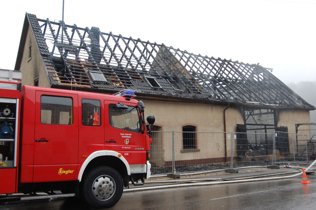 Großbrand in Mägerkingen 27. März 2011