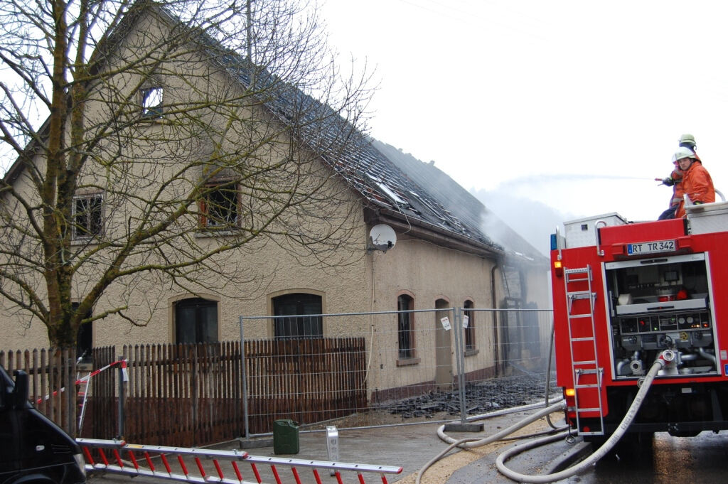 Großbrand in Mägerkingen 27. März 2011