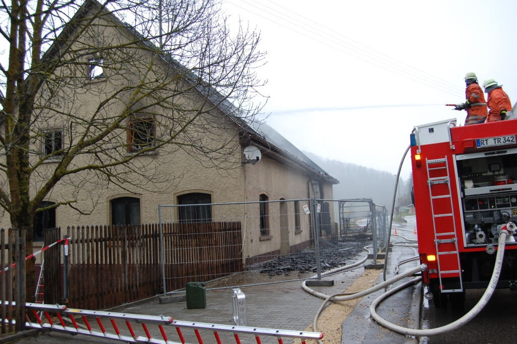 Großbrand in Mägerkingen 27. März 2011