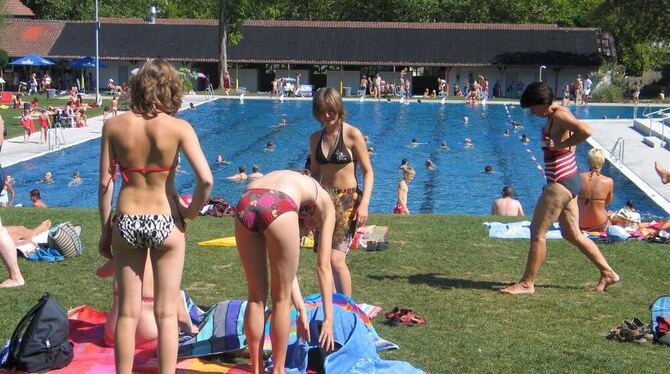 Das Freibad Pfullingen.