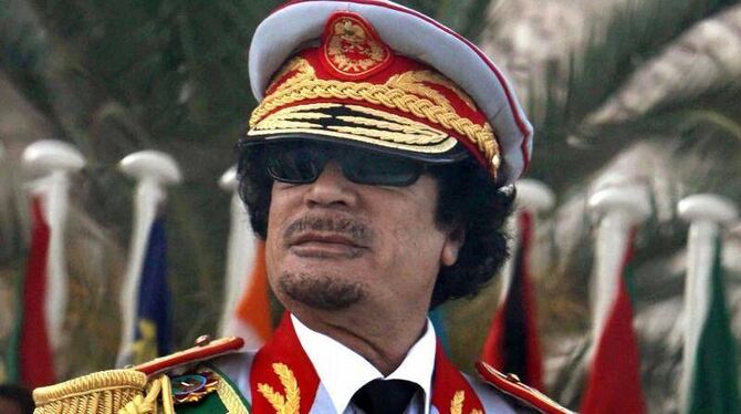 Libyens Machthaber Muammar al-Gaddafi (Archivbild)