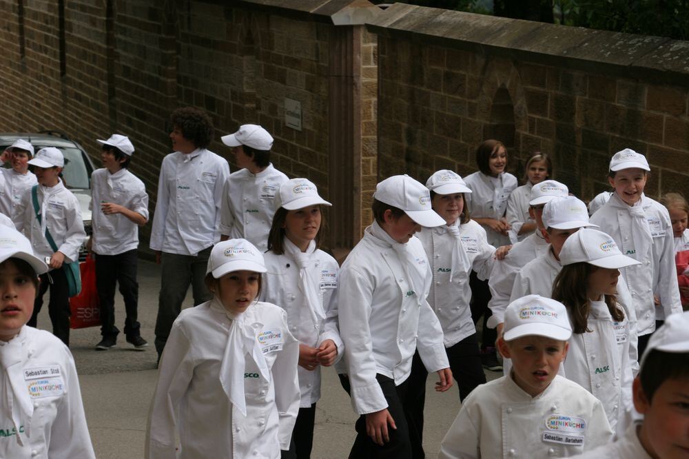 Burg Hohenzollern Miniköche 17. Mai 2011