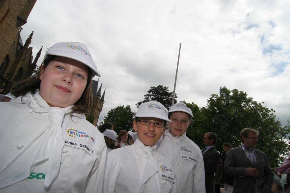 Burg Hohenzollern Miniköche 17. Mai 2011