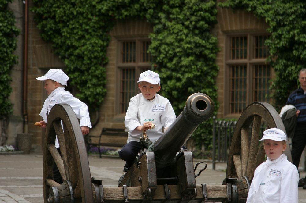 Burg Hohenzollern Miniköche 17. Mai 2011