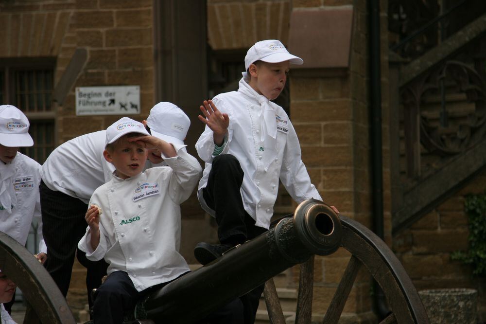 Burg Hohenzollern Miniköche 17. Mai 2011