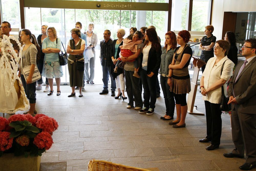 Vernissage bzw. eine Matinée mit dem Neigungskurs Bildende Kunst des Quenstedtgymnasiums Mössingen