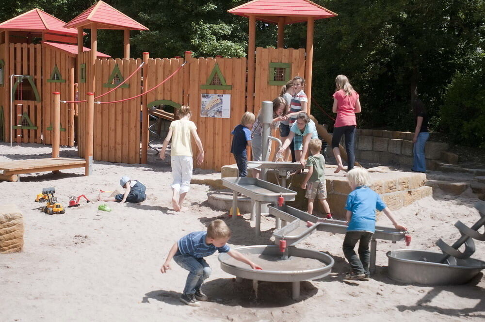 Spielplatz auf der Pomologie in neuem Glanz