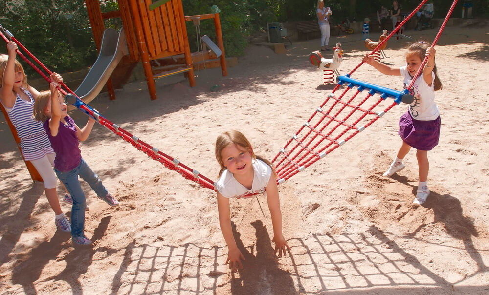 Spielplatz auf der Pomologie in neuem Glanz