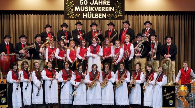 Der Musikverein Hülben blickt auf ein halbes Jahrhundert Vereinsgeschichte zurück. Am Wochenende wird gefeiert. FOTO: V