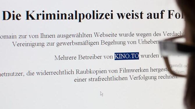 Die Kriminalpolizei ermittelt gegen die Betreiber des Filme-Portals Kino.to wegen Verdachts auf Urheberrechtsverletzung. 