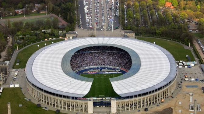 Schauplatz des Eröffnungsspiels: Das Olympiastadion Berlin.