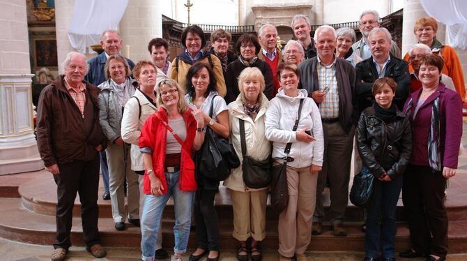 Reise nach Frankreich: Eine Delegation aus Wannweil war bei den Partnerschaftsfreunden in Mably zu Besuch. FOTO: PR