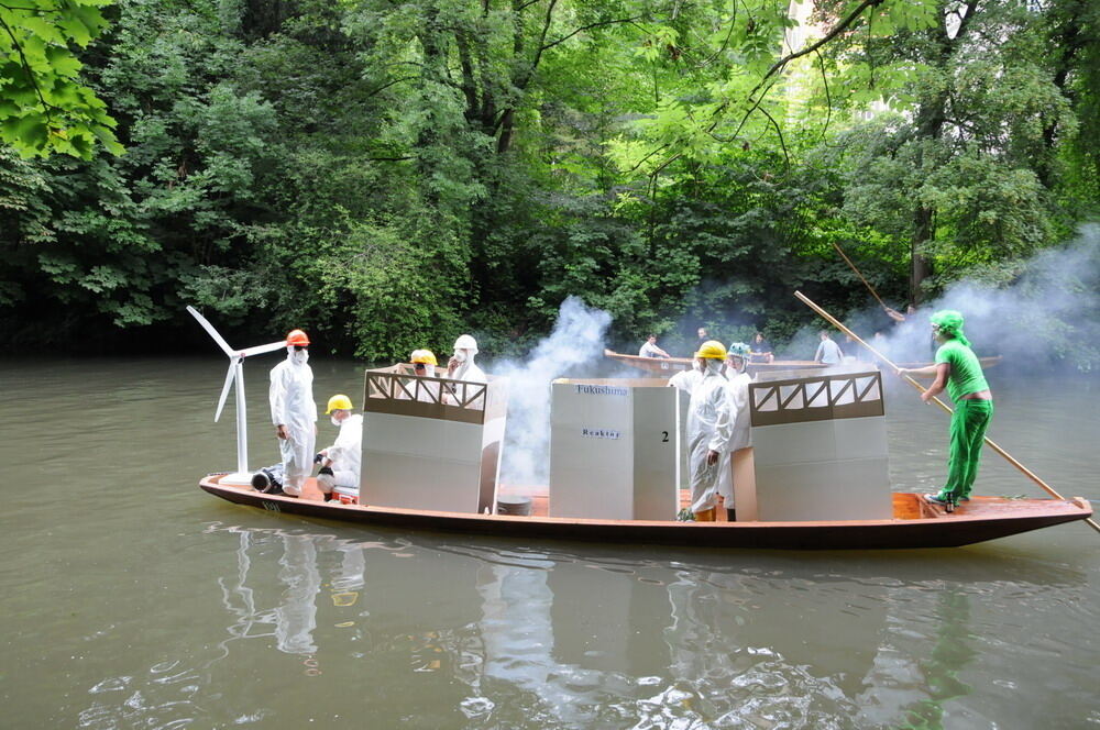 Stocherkahnrennen Tübingen 2011