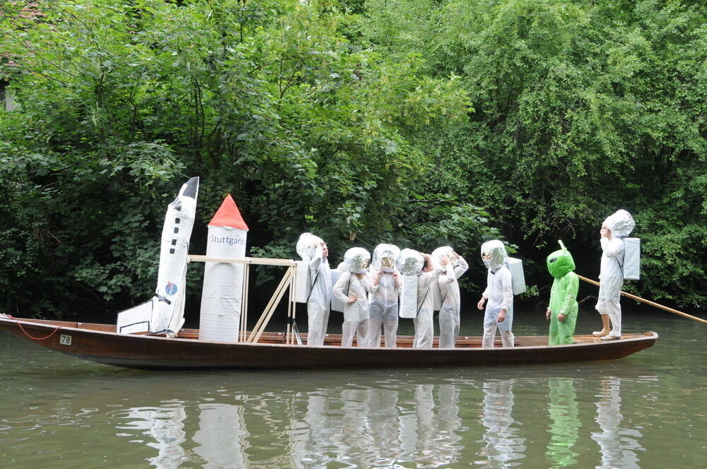 Stocherkahnrennen Tübingen 2011