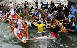 Stocherkahnrennen Tübingen 2011