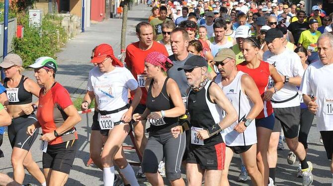 Fast eine Punktlandung: Über 1 700 Teilnehmer sind für den morgigen Ermstal-Marathon gemeldet; bei der Vorauflage 2010 kamen 1 7