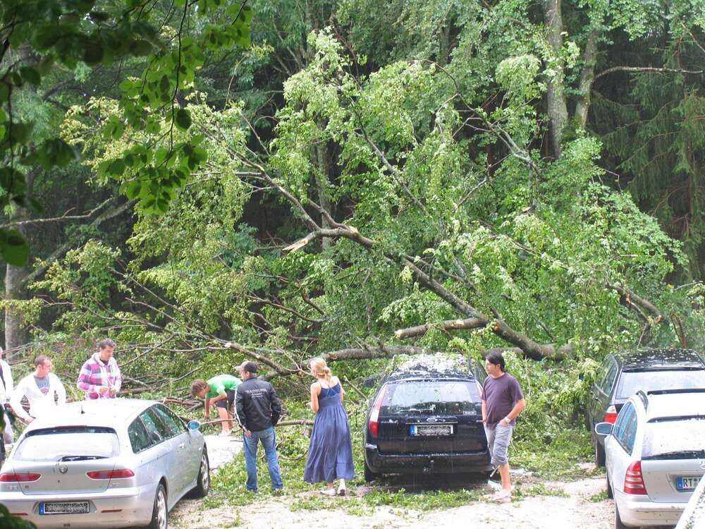 Unwetter Bärenhöhle Juli 2011