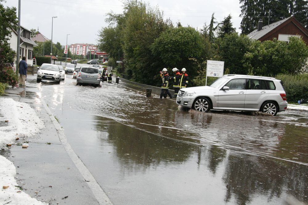 Unwetter auf der Alb Juli 2011